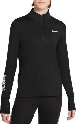 T-shirt Met Lange Mouwen Nike Dri-FIT Element Tokyo Women S 1/2-Zip Running Top