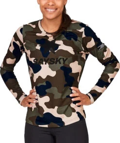 T-shirt Met Lange Mouwen Saysky WMNS Camo Blaze Longsleeve