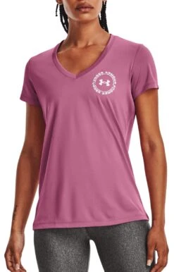 T-shirt Under Armour Tech Solid LC Crest SSV-PNK