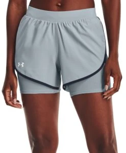 Korte Broeken Under Armour UA Fly By Elite 2-in-1 Short-BLU