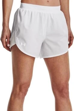 Korte Broeken Under Armour UA Fly By Elite 3'' Short-WHT